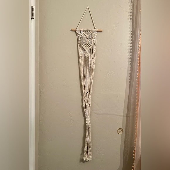 Macrame Plant Hanger, 50 inches long - Picture 4 of 4